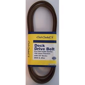 42 Deck Drive Belt Cub Cadet Series 700 Lawn Tractors 2005 and After by 