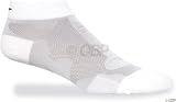 Defeet Levitator Lo Cuff White D Logo Sock, Sm