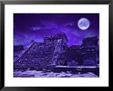 41nndjPLnTL. SL160  Mayan Ruins, Tulum, Mexico Collections Framed Art Poster Print by Bill Bachmann, 31x25