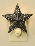 Barn Star Night Light (Rustic Brown)
