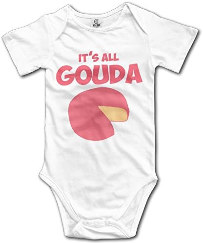 IT'S ALL GOUDA Cool Baby Onesie Toddler Clothes Baby's Creeper For Baby Boy