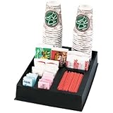 Coffee Condiment & Stir Stick Countertop Organizer