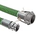 Goodyear EP Green Hornet XF Rubber Suction/Discharge Hose Assembly, Aluminum Cam And Groove Couplings