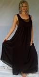 BLACK DRESS JUMPER MAXI LAYER LAGENLOOK FITS - M L 1X 2X - Q675S