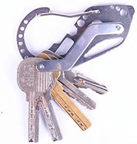 Stainless Multifunction quickdraw carabiner guard Keychain Key Holder