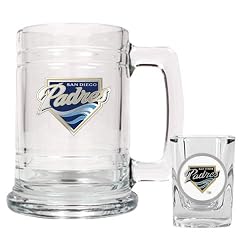 San Diego Padres MLB Boilermaker Set - Primary Logo by Great American Products