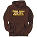 Hoodie Mens Brown 