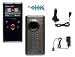 Flip MinoHD 120 Minutes Camcorder (2nd Generation) TPU Rubberized Skin Case Cover (Smoke) + Home/Travel Charger + Car Charger + Fishbone Style Keychain