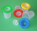 Childrens Non Spill Paint Pots Set of 4