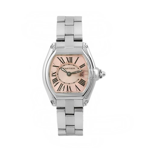 Cartier Women's W62017V3 Roadster Pink Dial Watch