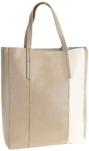 Calvin Klein Pure, Sac shopping - Beige, Cuir