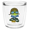 Ace 12 oz Double-Old-Fashioned Insulated Beverage Tumbler, Clear (Licensed Be the Ball design)