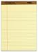 Tops Letr-Trim Perforated Top Letter Size Canary 50 Sheet Legal Pad 12 Pack (7532)