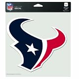 NFL Houston Texans 8-by-8 Inch Diecut Colored Decal