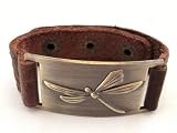 Dragonfly Bracelet, Leather, Adjustable