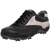 ECCO Men's Casual Cool Hydromax Golf Shoe,Black/Ice White,42 EU (US Men's 8-8.5 M)