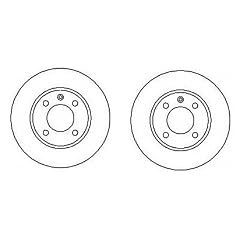 VW Polo 86c Bremsscheiben vorne Vorderachse