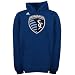 Sporting Kansas City Navy adidas Team Logo Fleece Hooded Sweatshirt
