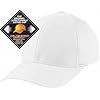 Original Flexfit Cap, white (Gr��e Youth), Schirmunterseite silbergrau