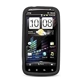 Black Soft Silicon Skin Case Cover for HTC Senation 4G