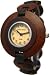 Tense Dark Light All Wood Sandalwood Watch Round Unique L8205SD