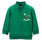 CI TB Solid Zip Mock Top Green Bay