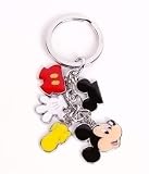 Mickey Mouse Metal Keychain Key Ring Chain Charm