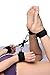 Frisky Stay Put Cross Tie Bondage Restraints, Black (AC777)