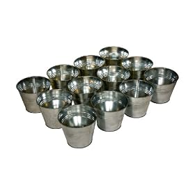 The Zinc Pot Set. Perfect Gift Companion to a Plant Theatre