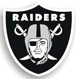 Oakland Raiders 12'' Logo Car Magnet