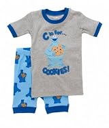 Hatley Cookie Monster Shorts Pajamas - Size 4T