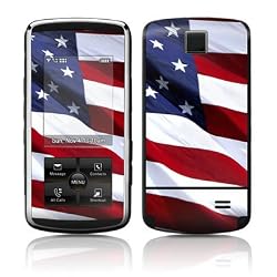 Patriotic Design Protective Skin Decal Sticker Cover for LG Venus VX8800 Cell Phone