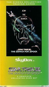 Star Trek III THE SEARCH FOR SPOCK SKYBOX Cinema Collection Trading Cards - A Complete Collector Card Set