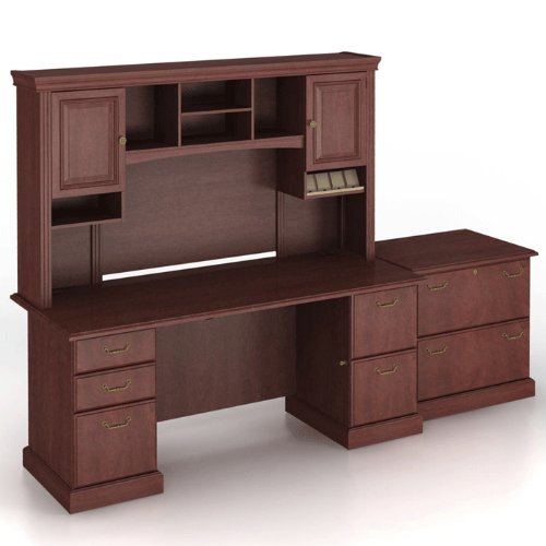 Syndicate Harvest Cherry Executive Desk Set Harvest Cherry
