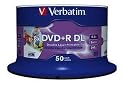 DVD+R DOUBLE LAYER 8.5 GB PRINTABLE 50er SPINDEL