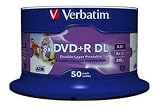 DVD+R DOUBLE LAYER 8.5 GB PRINTABLE 50er SPINDEL