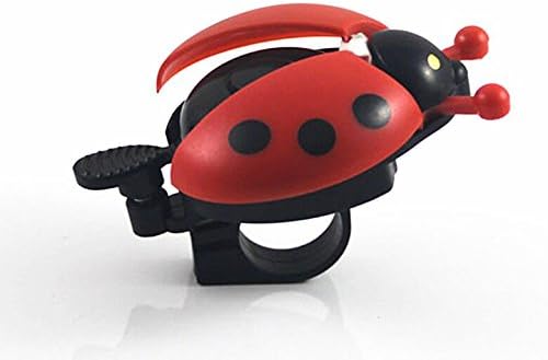 Wholesalekin 3pcs Bicycle Bells Cute Cartoon Ladybug Beetle Bicycle Bell Ringing Loud Speaker-red Yellow Blue