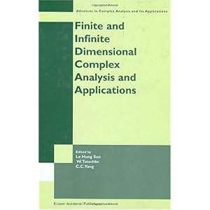 【クリックでお店のこの商品のページへ】Finite or Infinite Dimensional Complex Analysis and Applications (Advances in Complex Analysis and Its Applications， 2) [ハードカバー]