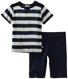 Splendid Littles Boys 2-7 Toddler Scarf Stripe Crew Neck Tee And Short