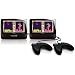Philips PD7032/12 Lecteur DVD portable Double �cran 7" DivX 2 manettes de jeu inclus Noir