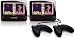 Philips PD7032 Tragbarer DVD-Player mit 2 Bildschirmen (18 cm (7 Zoll) Display, DivX-zertifiziert)