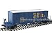Walthers HO Scale Gold Line Ready-to-Run 40' Ortner 100-Ton Open Aggregate Hopper - G...