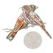 Rhinestone Double Bird Brooch Pin