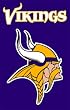 Minnesota Vikings Applique Embroidered Banner Flag 44"x28" NFL Football Fan Shop Sports Team Merchandise
