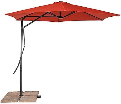 California Sun Shade 10-Foot Cantilever Round Umbrella in Terracotta
