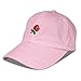 DALIX Rose Baseball Cap Cute Hats Womens Soft Cotton Caps in Light Pink