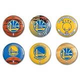Golden State Warriors 6 Button Set