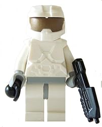 Space Marine (White) - Custom LEGO Minifigure