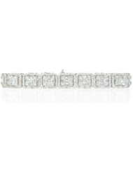 Diamond 18k White Gold Bracelet
