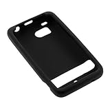 HTC ThunderBolt (Droid Incredible HD) Silicone Skin Case - Black